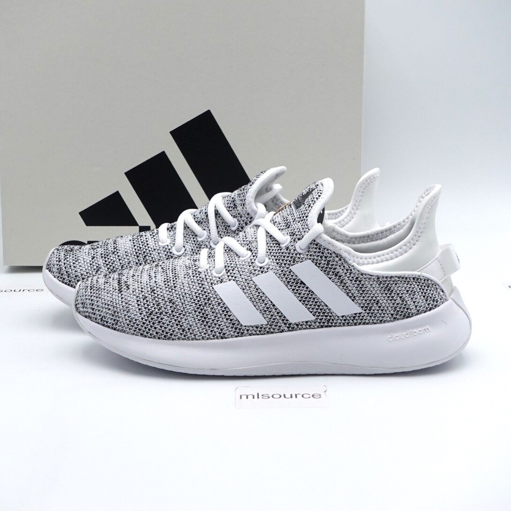 NEW adidas Cloudfoam Pure Sneakers IF3393 Cloud White/Core Black
